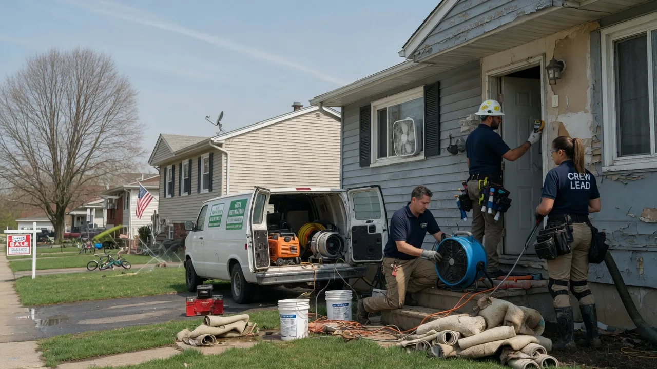 Flood Cleanup in Sheridan, CA near me
